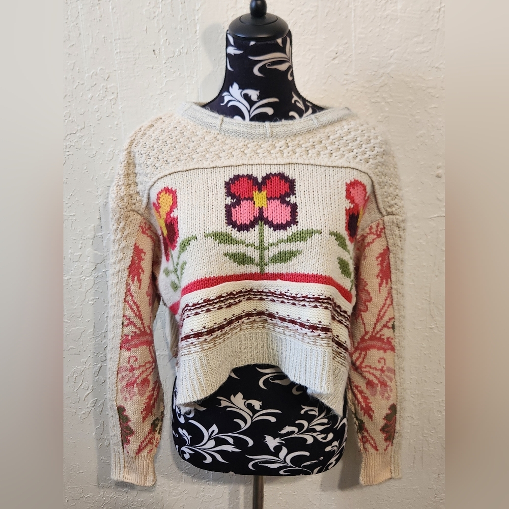Kimichi Blue Rosemary Crafty Knit Pullover Sweater Sz Small - Picture 5 of 10